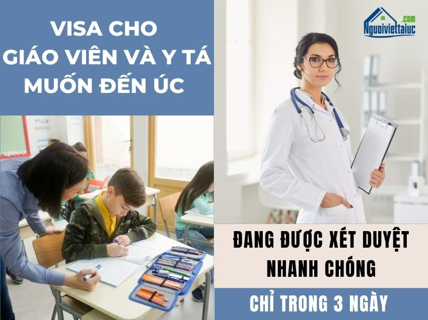 Visa cho giáo viên và y tá đang được xét duyệt nhanh chóng