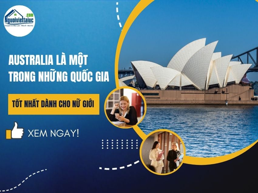 Australia là một trong những quốc gia tốt nhất cho phụ nữ
