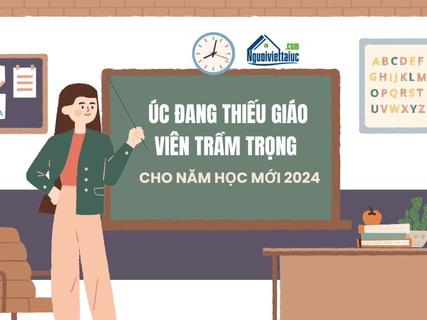 Úc thiếu giáo viên khi bắt đầu năm học mới 2024