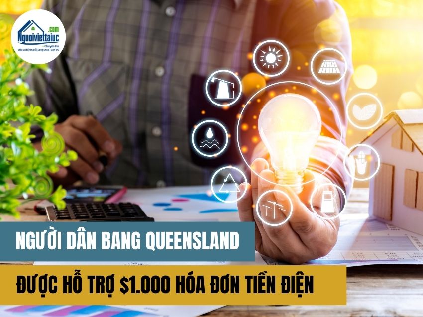 Bang Queensland hỗ trợ $1.000 hóa đơn tiền điện cho người dâ