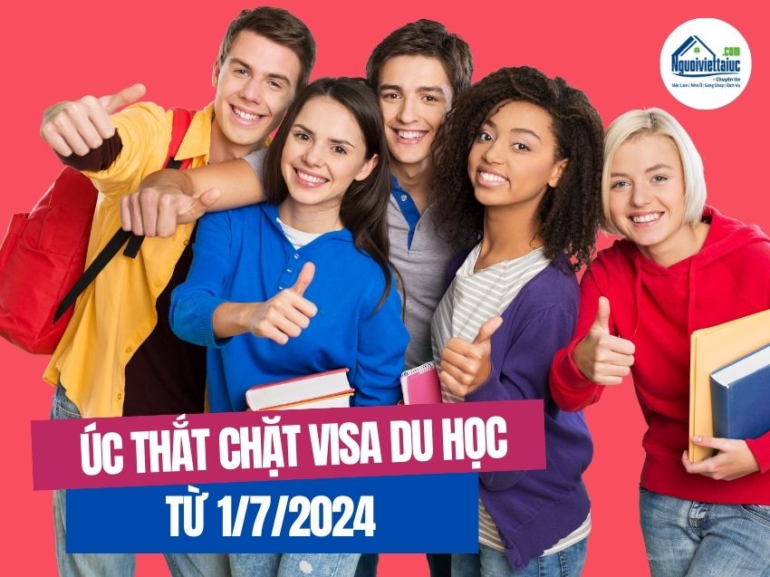 Australia thắt chặt visa sinh viên quốc tế từ 1/7 tới