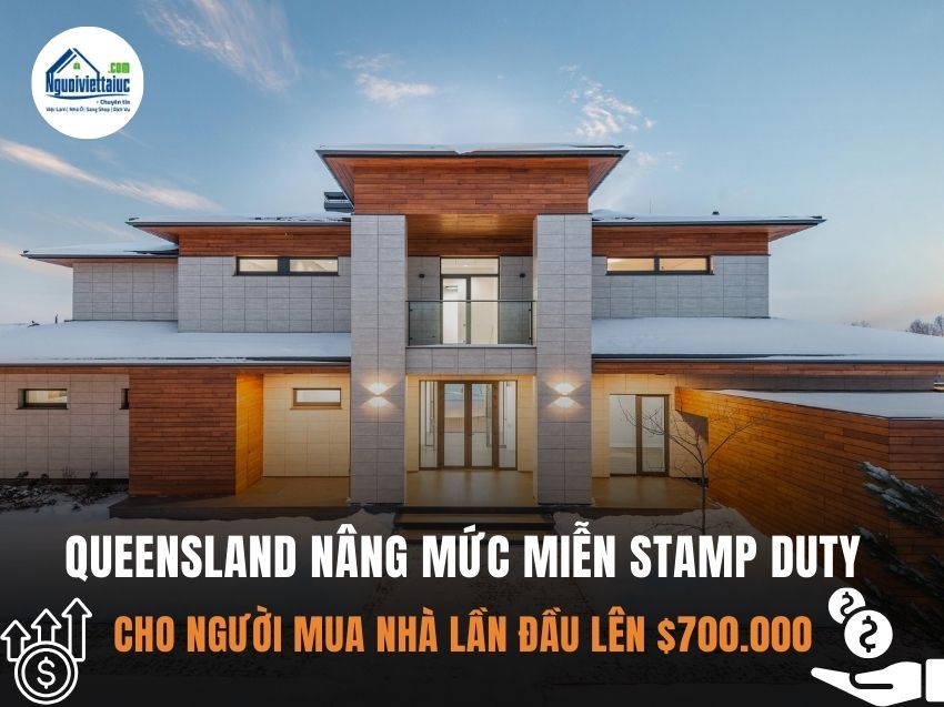 QLD nâng mức miễn Stamp Duty cho người mua nhà lần đầu tiên