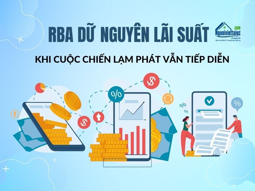 Ngân hàng RBA giữ nguyên lãi suất ở mức 4,35%
