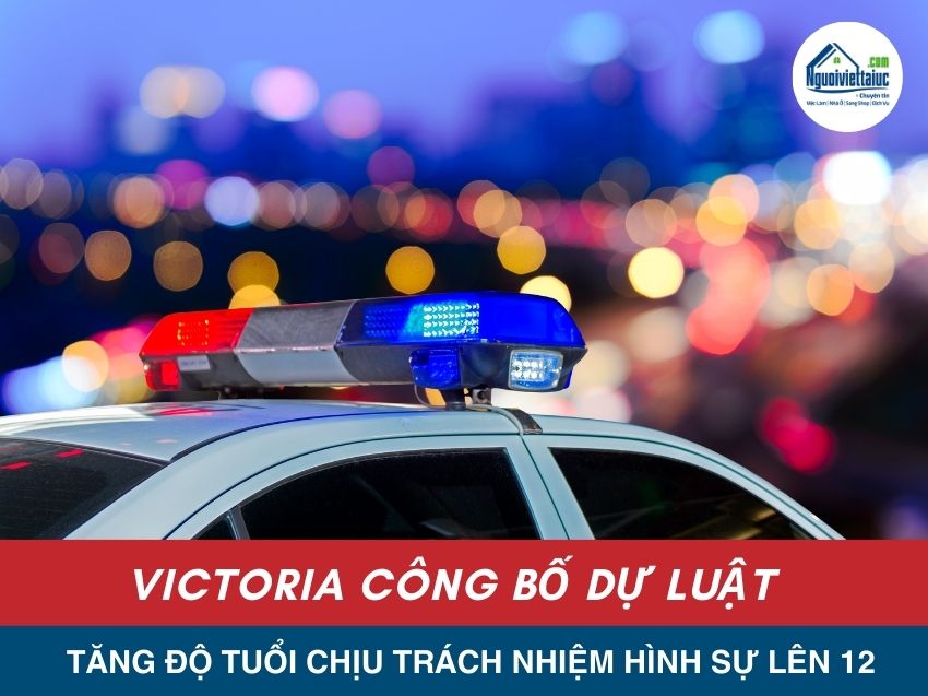 Victoria tăng độ tuổi chịu trách nhiệm hình sự lên 12