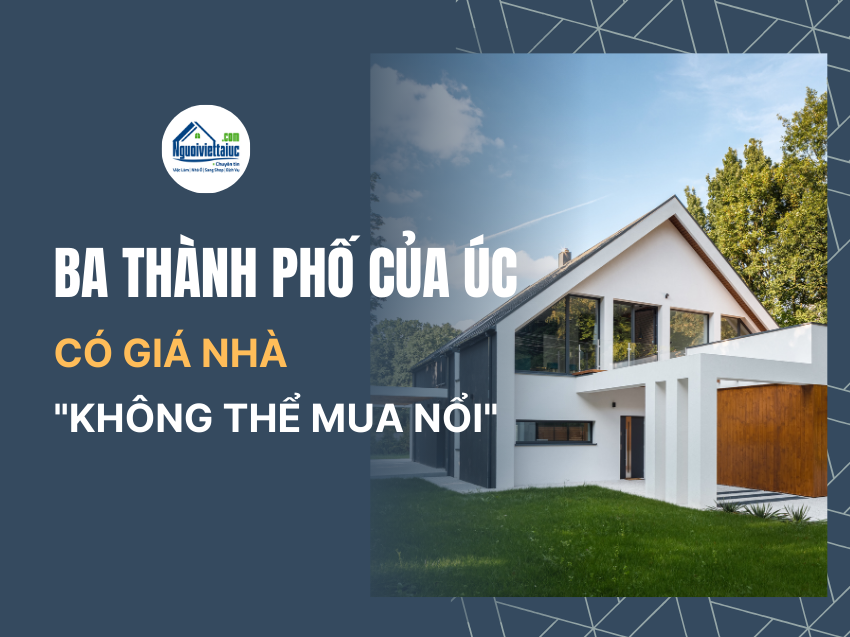Ba thành phố của Australia có giá nhà