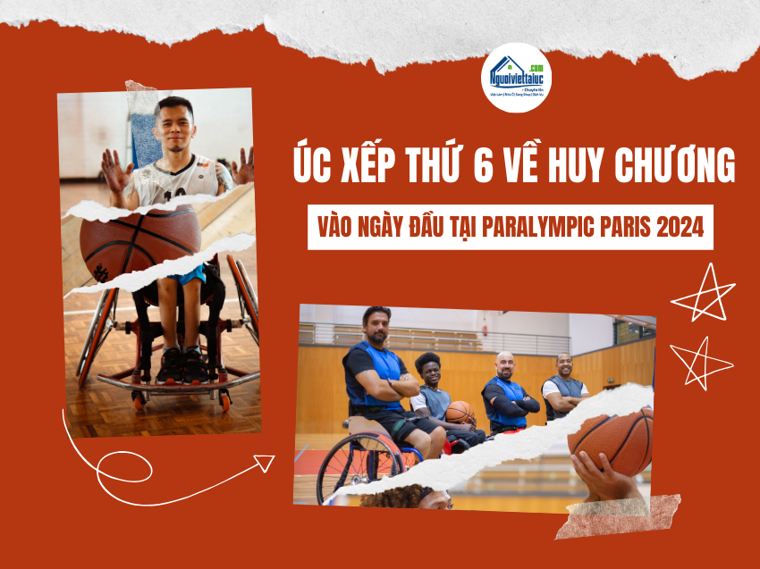 Úc xếp thứ 6 về huy chương vào ngày đầu tại Paralympic Paris