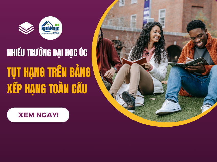 Nhiều trường đại học Úc tụt hạng trên bảng xếp hạng toàn cầu