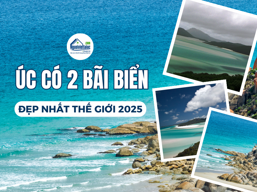 Úc có 2 bãi biển thuộc top 10 bãi biển đẹp nhất thế giới