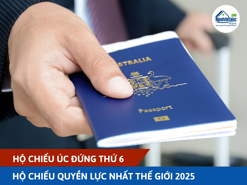 Hộ chiếu Úc xếp hạng 6 toàn cầu năm 2025