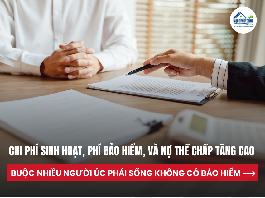 Chi phí sinh hoạt, phí bảo hiểm, và nợ thế chấp đè nặng lên toàn nước Úc