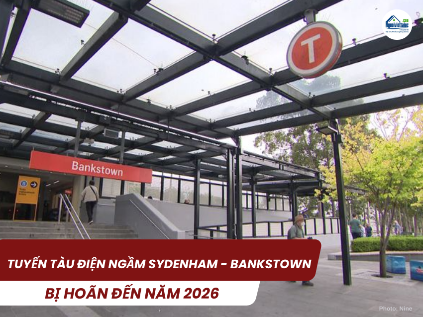 Tuyến tàu điện ngầm Sydenham - Bankstown bị hoãn đến năm 2026