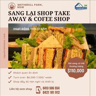 Sang lại shop take away and coffee shop income ổn định