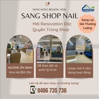Sang shop nails mới renovation độc quyền trong shop
