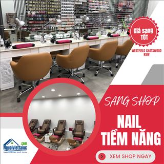 Sang shop nail tiềm năng, đông khách trong Westfield Chatswood
