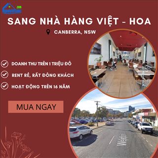 Sang nhà hàng Việt - Hoa doanh thu cao vùng Canberra