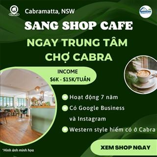 Sang shop cafe tiềm năng ngay trung tâm chợ Cabra sầm uất