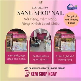Sang lại shop nails nổi tiếng vùng Gosford, NSW