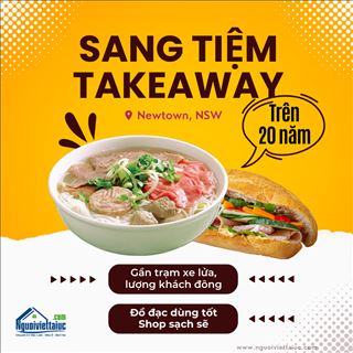 Sang lại tiệm take away đầy tiềm năng vùng Newtown, NSW