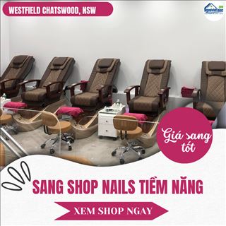 Sang shop nail tiềm năng trong Westfield Chatswood, NSW.