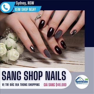 Tặng lại tiệm nail có sẵn thu nhập và để lại toàn bộ đồ đạc