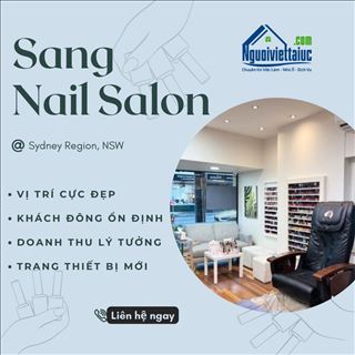 Shop nail vùng Sydney, cách CBD 10', income tốt cần tìm chủ mới