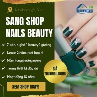 Cần sang shop nails beauty trong shopping centre vùng Keyborough