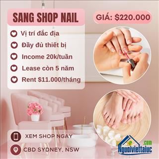 Sang shop nail income cao, có tiếng ngay trung tâm CBD Sydney