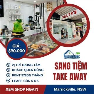 Cần sang tiệm take away vị trí trung tâm vùng Marrickville