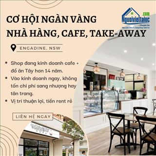 Cần cho thuê toàn bộ nhà hàng, cafe, take away ở Engadine, NSW