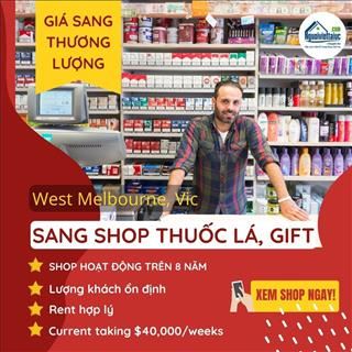 Sang shop thuốc lá và gift vùng West Melbourne, VIC