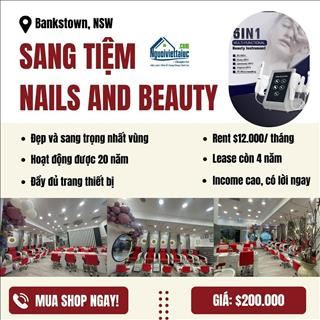 Bán shop nails và Beauty income cao, sang trọng nhất Bankstown