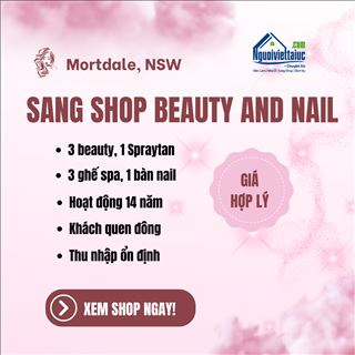 Sang shop Beauty and Nail hoạt động 14 năm vùng Mortdale, NSW