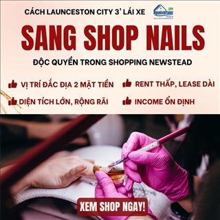Sang shop nails rent rẻ, độc quyền cách Launceston city 3' lái xe