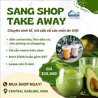 Sang shop take away giá rẻ vùng Central Darling, NSW