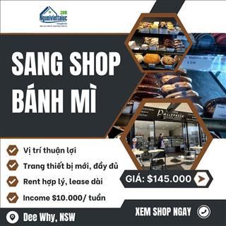 Sang shop bánh mì gần biển và shopping centre vùng Dee Why, NSW