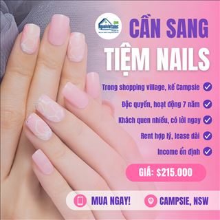 Sang lại tiệm nails đông khách, độc quyền, Cách Bankstown 15'