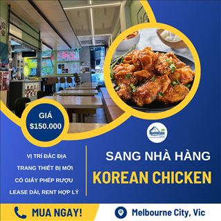 Sang lại nhà hàng nhiều tiềm năng, vị trí trung tâm Mebourne CBD